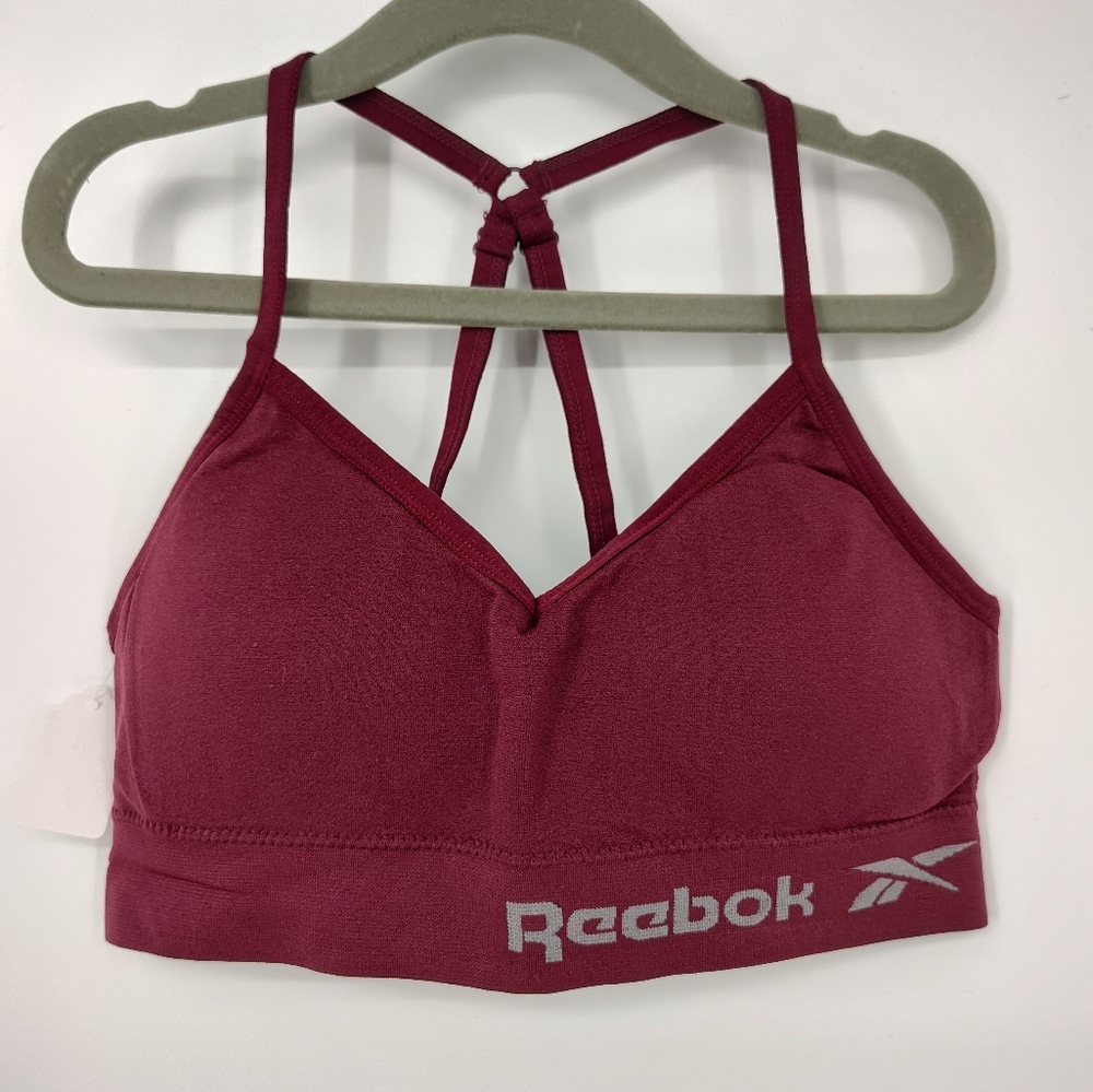 Reebok Dark Red Women's Sports Bra Size Small